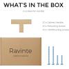 imageRavinte Cabinet Handles Solid Slim Champagne Bronze 10 Pack 3 Inch Hole Center Square Bar Drawer Handles Kitchen Cabinet Pulls Drawer Handles Kitchen Cabinet Hardware Kitchen Handles20