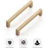 imageRavinte Cabinet Handles Solid Slim Champagne Bronze 10 Pack 3 Inch Hole Center Square Bar Drawer Handles Kitchen Cabinet Pulls Drawer Handles Kitchen Cabinet Hardware Kitchen Handles5