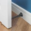 imageRavinte Door Stoppers 12 Pack Spring Door Stops with Rubber Bumper Satin Nickel Door Stoppers for Bottom of DoorBlack