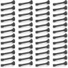 imageRavinte Door Stoppers 12 Pack Spring Door Stops with Rubber Bumper Satin Nickel Door Stoppers for Bottom of DoorBlack