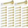 imageRavinte Door Stoppers 12 Pack Spring Door Stops with Rubber Bumper Satin Nickel Door Stoppers for Bottom of DoorGold