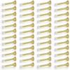 imageRavinte Door Stoppers 12 Pack Spring Door Stops with Rubber Bumper Satin Nickel Door Stoppers for Bottom of DoorGold