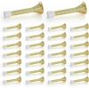 imageRavinte Door Stoppers 12 Pack Spring Door Stops with Rubber Bumper Satin Nickel Door Stoppers for Bottom of DoorGold