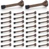 imageRavinte Door Stoppers 12 Pack Spring Door Stops with Rubber Bumper Satin Nickel Door Stoppers for Bottom of DoorOil Rubbed Bronze