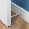 imageRavinte Door Stoppers 12 Pack Spring Door Stops with Rubber Bumper Satin Nickel Door Stoppers for Bottom of DoorSatin Nickel