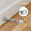 imageRavinte Door Stoppers 12 Pack Spring Door Stops with Rubber Bumper Satin Nickel Door Stoppers for Bottom of DoorSatin Nickel
