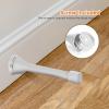 imageRavinte Door Stoppers 12 Pack Spring Door Stops with Rubber Bumper Satin Nickel Door Stoppers for Bottom of DoorWhite