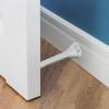 imageRavinte Door Stoppers 12 Pack Spring Door Stops with Rubber Bumper Satin Nickel Door Stoppers for Bottom of DoorWhite