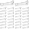 imageRavinte Door Stoppers 12 Pack Spring Door Stops with Rubber Bumper Satin Nickel Door Stoppers for Bottom of DoorWhite