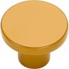 imageRavinte 10 Pack Matte Black Cabinet and Drawer Knobs  115 Inch Round Pulls for Kitchen Dressers and ClosetsEarthy Yellow