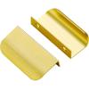 imageRavinte 15 Pack Finger Pulls for Cabinets 76mm3in Hole Center Tab Cabinet Handle Gold Finger Edge Pulls Concealed Handles for Kitchen Drawer Finger Cabinet Pulls 102mm402in Length3