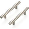 imageRavinte 25 Pack 5 Cabinet Pulls Brushed Nickel Stainless Steel Kitchen Drawer Pulls Cabinet Handles 3quot Hole CenterBrushed Nickel