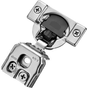 imageRavinte 50 Pack 25 Pairs 12 inch Overlay Soft Close Hinges for Kitchen Cabinet Hinges Satin Nickel Hidden Hinges Stainless Steel Concealed Hinge self Closing6