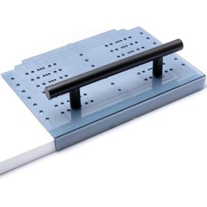 imageRavinte Cabinet Door ampamp Drawer Hardware Installation Template Kit Include Drill Bit Mounting Template for Cabinet Knob Cabinet PullsMultiple Align Sizes