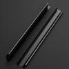 imageRavinte 10 Pack Finger Pulls for Cabinets 224mm881quot Hole Center Tab Cabinet Handle Matte Black Finger Edge Pulls Concealed Handles for Kitchen Drawer Finger Cabinet Pulls 300mm1181quot Length5