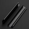 imageRavinte 10 Pack Finger Pulls for Cabinets 224mm881quot Hole Center Tab Cabinet Handle Matte Black Finger Edge Pulls Concealed Handles for Kitchen Drawer Finger Cabinet Pulls 300mm1181quot Length5