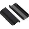 imageRavinte 10 Pack Finger Pulls for Cabinets 224mm881quot Hole Center Tab Cabinet Handle Matte Black Finger Edge Pulls Concealed Handles for Kitchen Drawer Finger Cabinet Pulls 300mm1181quot Length5