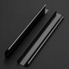 imageRavinte 10 Pack Finger Pulls for Cabinets 224mm881quot Hole Center Tab Cabinet Handle Matte Black Finger Edge Pulls Concealed Handles for Kitchen Drawer Finger Cabinet Pulls 300mm1181quot Length5