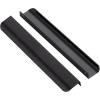 imageRavinte 10 Pack Finger Pulls for Cabinets 224mm881quot Hole Center Tab Cabinet Handle Matte Black Finger Edge Pulls Concealed Handles for Kitchen Drawer Finger Cabinet Pulls 300mm1181quot Length3