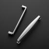 imageRavinte 10 Pack Solid 614 Inch Cabinet Handles Matte Black Pulls for Kitchen Drawers Cabinets Cupboards  Hardware HandlesBrushed Nickel