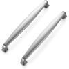 imageRavinte 10 Pack Solid 614 Inch Cabinet Handles Matte Black Pulls for Kitchen Drawers Cabinets Cupboards  Hardware HandlesBrushed Nickel