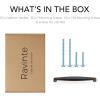 imageRavinte 10 Pack Solid 614 Inch Cabinet Handles Matte Black Pulls for Kitchen Drawers Cabinets Cupboards  Hardware HandlesOil Rubbed Bronze