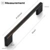 imageRavinte 10 Pack Wide Foot Cabinet Pulls 3 Inch Polished Chrome Cabinet Handles Kitchen Hardware for Cabinet Polished Chrome Drawer Pulls Come with ScrewdriverOil Rubbed Bronze
