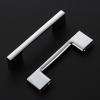 imageRavinte 10 Pack Wide Foot Cabinet Pulls 3 Inch Polished Chrome Cabinet Handles Kitchen Hardware for Cabinet Polished Chrome Drawer Pulls Come with ScrewdriverPolished Chrome