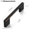 imageRavinte 10 Pack Wide Foot Cabinet Pulls 3 Inch Polished Chrome Cabinet Handles Kitchen Hardware for Cabinet Polished Chrome Drawer Pulls Come with ScrewdriverOil Rubbed Bronze