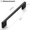 imageRavinte 10 Pack Wide Foot Cabinet Pulls 3 Inch Polished Chrome Cabinet Handles Kitchen Hardware for Cabinet Polished Chrome Drawer Pulls Come with ScrewdriverMatte Black