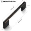 imageRavinte 10 Pack Wide Foot Cabinet Pulls 3 Inch Polished Chrome Cabinet Handles Kitchen Hardware for Cabinet Polished Chrome Drawer Pulls Come with ScrewdriverOil Rubbed Bronze