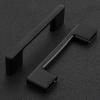imageRavinte 10 Pack Wide Foot Cabinet Pulls 3 Inch Polished Chrome Cabinet Handles Kitchen Hardware for Cabinet Polished Chrome Drawer Pulls Come with ScrewdriverMatte Black
