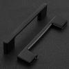 imageRavinte 10 Pack Wide Foot Cabinet Pulls 3 Inch Polished Chrome Cabinet Handles Kitchen Hardware for Cabinet Polished Chrome Drawer Pulls Come with ScrewdriverMatte Black