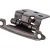 imageRavinte 12 Overlay Cabinet Hinges  30 Pack 15 Pairs Black SemiConcealed Face Mount Hardware  SelfClosing Decorative Kitchen Cupboard Hinges With Door BumpersAntique Copper