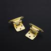 imageRavinte 12 Overlay Cabinet Hinges  30 Pack 15 Pairs Black SemiConcealed Face Mount Hardware  SelfClosing Decorative Kitchen Cupboard Hinges With Door BumpersGold