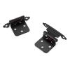 imageRavinte 12 Overlay Cabinet Hinges  30 Pack 15 Pairs Black SemiConcealed Face Mount Hardware  SelfClosing Decorative Kitchen Cupboard Hinges With Door BumpersBlack
