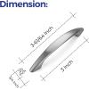 imageRavinte 15 Pack 3 Inch Kitchen Cabinet Handles Satin Nickel Cabinet Pulls Brushed Nickel Drawer Pulls Kitchen Cabinet Hardware Kitchen Handles for Cabinets Cupboard Handles Drawer HandlesSatin Nickel