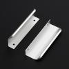 imageRavinte 15 Pack Finger Pulls for Cabinets  64mm252in Hole Center Tab Handle  Silver Edge Pulls Concealed Handles for Kitchen Drawer  80mm315in Length20