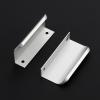 imageRavinte 15 Pack Finger Pulls for Cabinets  64mm252in Hole Center Tab Handle  Silver Edge Pulls Concealed Handles for Kitchen Drawer  80mm315in Length20