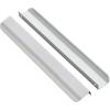 imageRavinte 15 Pack Finger Pulls for Cabinets  64mm252in Hole Center Tab Handle  Silver Edge Pulls Concealed Handles for Kitchen Drawer  80mm315in Length20