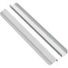 imageRavinte 15 Pack Finger Pulls for Cabinets  64mm252in Hole Center Tab Handle  Silver Edge Pulls Concealed Handles for Kitchen Drawer  80mm315in Length30