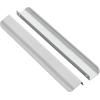 imageRavinte 15 Pack Finger Pulls for Cabinets  64mm252in Hole Center Tab Handle  Silver Edge Pulls Concealed Handles for Kitchen Drawer  80mm315in Length30