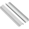 imageRavinte 15 Pack Finger Pulls for Cabinets  64mm252in Hole Center Tab Handle  Silver Edge Pulls Concealed Handles for Kitchen Drawer  80mm315in Length30