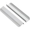 imageRavinte 15 Pack Finger Pulls for Cabinets  64mm252in Hole Center Tab Handle  Silver Edge Pulls Concealed Handles for Kitchen Drawer  80mm315in Length30