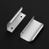 imageRavinte 15 Pack Finger Pulls for Cabinets  64mm252in Hole Center Tab Handle  Silver Edge Pulls Concealed Handles for Kitchen Drawer  80mm315in Length5