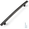 imageRavinte 20 Pack 712 Inch OilRubbed Bronze Curved Cabinet Handles Drawer Pulls for Kitchen Cupboard Arch Pulls for Dresser Drawer Cabinet Hardware1