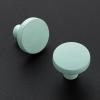 imageRavinte 25 Pack Drawer Pulls 114 Inch Kitchen Cabinet Knobs Solid Round Dresser Drawer Knobs Matte Black Dresser Knobs Drawer Knobs Simple Cabinet Hardware for Cupboard Drawer PullsGreen