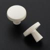 imageRavinte 25 Pack Drawer Pulls 114 Inch Kitchen Cabinet Knobs Solid Round Dresser Drawer Knobs Matte Black Dresser Knobs Drawer Knobs Simple Cabinet Hardware for Cupboard Drawer PullsWhite