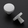 imageRavinte 25 Pack Drawer Pulls 114 Inch Kitchen Cabinet Knobs Solid Round Dresser Drawer Knobs Matte Black Dresser Knobs Drawer Knobs Simple Cabinet Hardware for Cupboard Drawer PullsGray