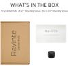 imageRavinte 25 Pack Matte Black Kitchen Cabinet Square Knob Single Hole Cabinet Hardware for Dresser Drawer Pulls and KnobsBlack